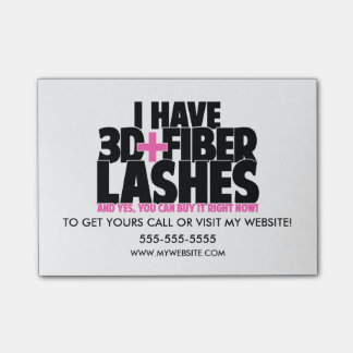 私に3dがあります + 繊維の鞭 ポストイット