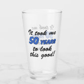 私に50年をよいこれを見るために取りました タンブラーグラス (裏面)