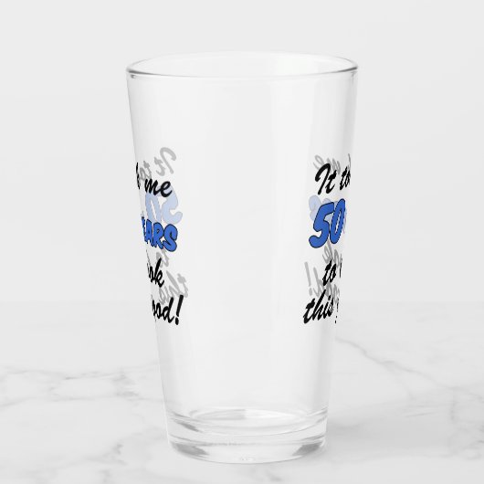 私に50年をよいこれを見るために取りました タンブラーグラス (左)