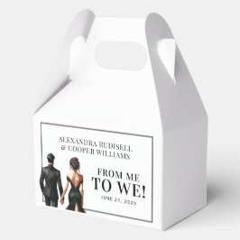 私に |エレガント白黒 フェイバーボックス