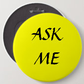 私に-ボタンを頼んで下さい 缶バッジ (正面&裏面)