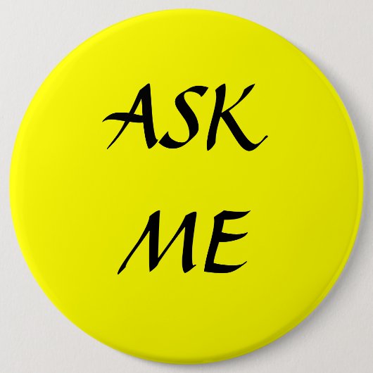 私に-ボタンを頼んで下さい 缶バッジ (正面)