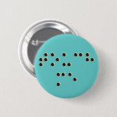 私に(点字)ボタン触れて下さい 缶バッジ (正面&裏面)