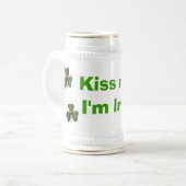 私に、私ありますアイルランド語が接吻して下さい ビールジョッキ (正面左)