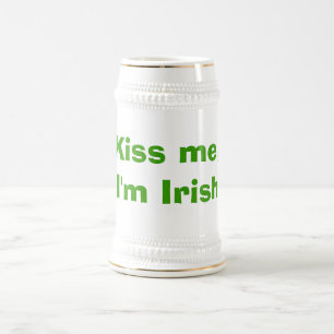 私に、私ありますアイルランド語が接吻して下さい ビールジョッキ