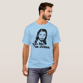 私に、私ありますイエス・キリストが接吻して下さい Tシャツ (正面フル)