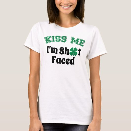 私に、私あります直面されるSの***が接吻して下さい Tシャツ (正面)
