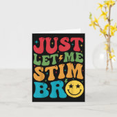 私にBro自閉症の意識おもしろい自閉症を静める カード (黄色い花)