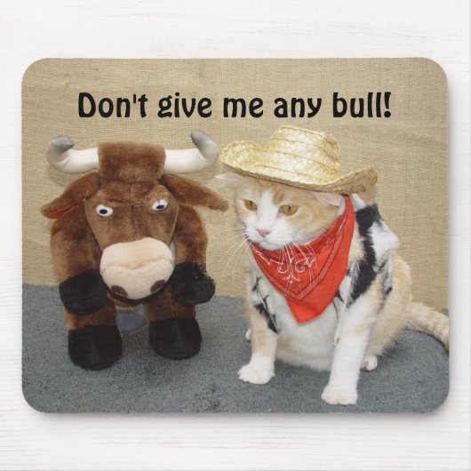 私にBullを与えないで下さい! マウスパッド (正面)