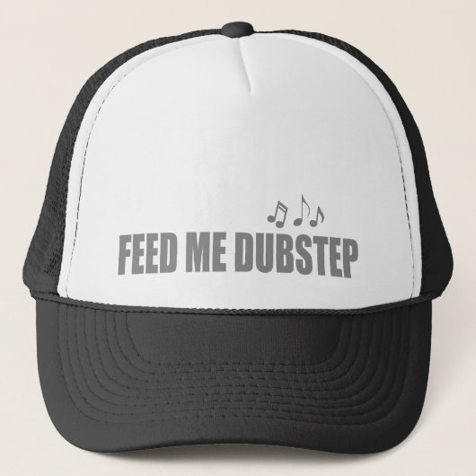 私にDUBSTEP音楽を食べ物を与えて下さい キャップ (正面)