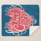 私にGoodnight常に接吻して下さい シェルパブランケット (正面(横))