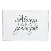 私にgoodnight常に接吻して下さい 枕カバー (裏面)