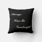 "私にGoodnight"枕常に接吻して下さい クッション (裏面)
