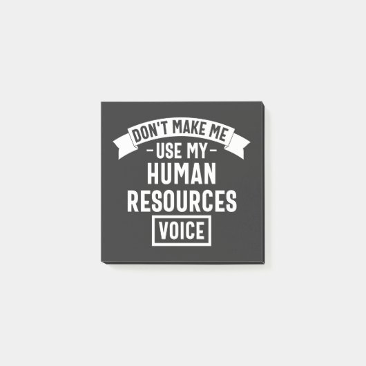 私にhrの声を使わせなおもしろいい ポストイット (正面)