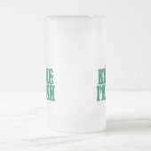 私にI " mのアイルランドの小さい小妖精接吻して下さい フロストグラスビールジョッキ (中央)