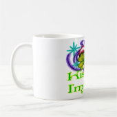私にImアイルランド人のマグ接吻して下さい コーヒーマグカップ (左)
