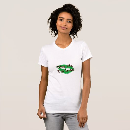 私にimアイルランド語接吻して下さい tシャツ (正面フル)