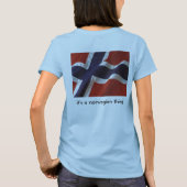 私にLefseを与えれば誰も傷つきません Tシャツ (裏面)