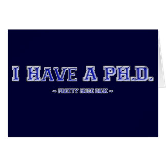 私にPH.Dがあります。 ~のかわいらしく巨大なディックの~