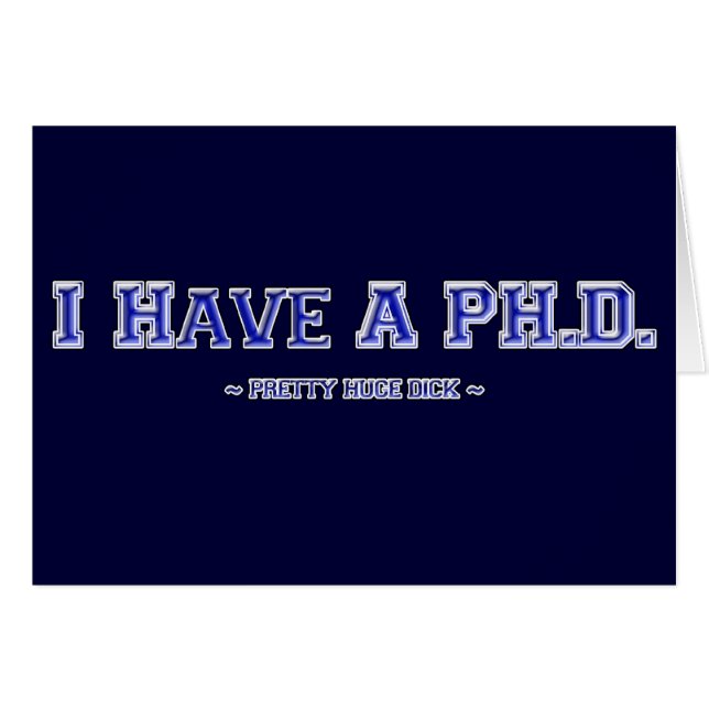 私にPH.Dがあります。 ~のかわいらしく巨大なディックの~ (正面横)