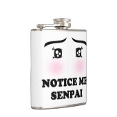 私にSenpaiの赤面の日本製アニメの女の子のかわいいSuki気づいて下さい フラスク (右)