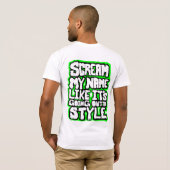 私にTシャツを叫ぶ方法を教えて下さい Tシャツ (裏面フル)