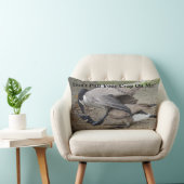 私のあなたのがらくたを引っ張らないで下さい! カナダのガチョウ ランバークッション (椅子)