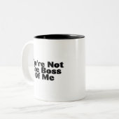 私のあなたはないボス ツートーンマグカップ (正面左)