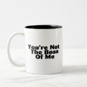 私のあなたはないボス ツートーンマグカップ (左)