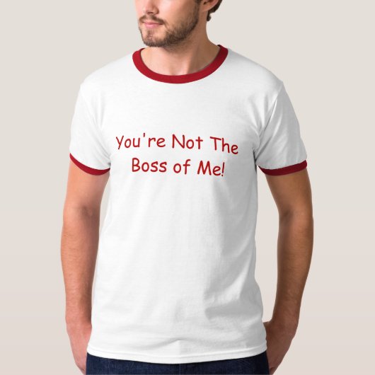 私のあなたはないボスTシャツ Tシャツ (正面)