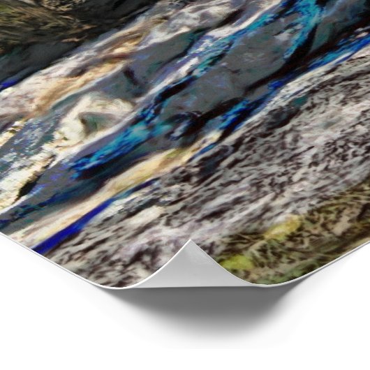 私のいかりは油絵のポスターを掲げている ポスター (角)