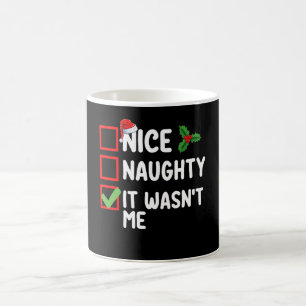 私のいけなクリスマスリストの家族ではなかった コーヒーマグカップ