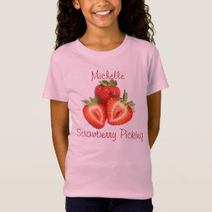 私のいちごの盗品の名前のTシャツ Tシャツ
