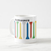 私のいつもの紅茶ゴルフ コーヒーマグカップ (正面左)
