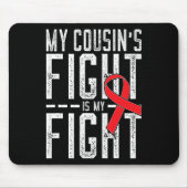 私のいとこの戦いは私の戦い血が待ち受けている マウスパッド (正面)
