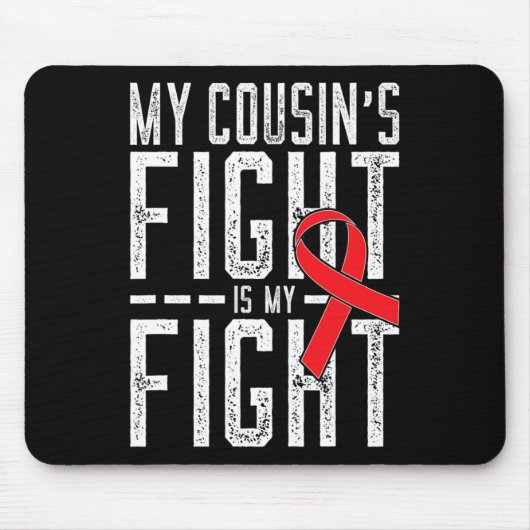 私のいとこの戦いは私の戦い血が待ち受けている マウスパッド (正面)