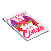 私のいとこの翼の乳がんの愛情に満ちた記憶の中で ノートブック (右側)