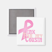 私のいとこピンク マグネット (正面/裏面)