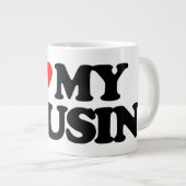私のいとこ大好き ジャンボコーヒーマグカップ (正面右)