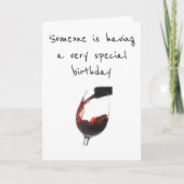 私のいとこ**へのハッピーバースデー** カード (正面)