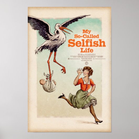 「私のいわゆる自己中心的な人生」映画ポスター – 枠なし ポスター (正面)