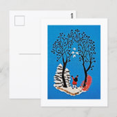 私のおおばあちゃんジャニスによる絵画(改良版画像) ポストカード (正面/裏面)