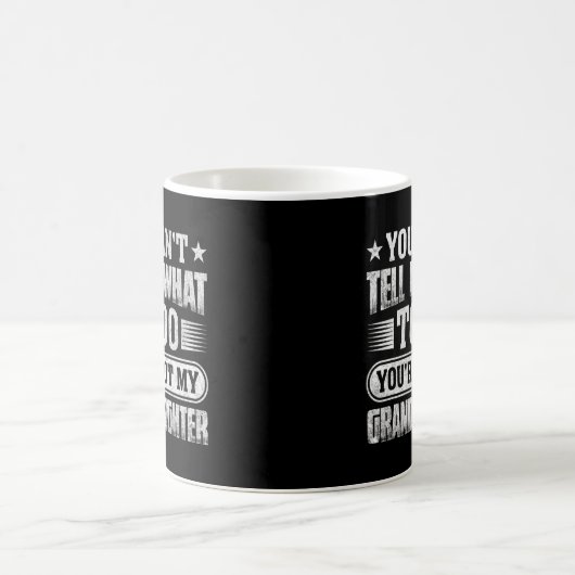 私のおじいさんじゃなくてあなたはどうしていいか言えないでしょ コーヒーマグカップ (中央)