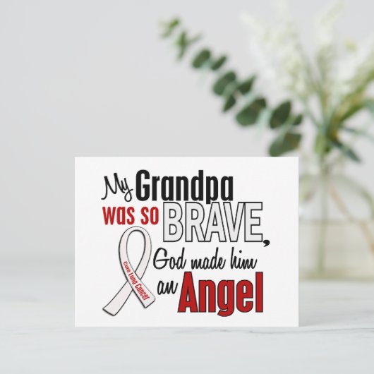 私のおじいちゃんは天使の肺がん ポストカード (スタンド正面)