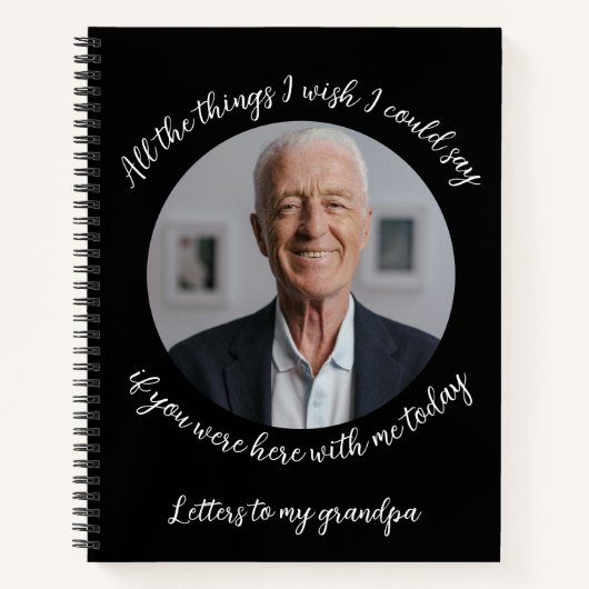 私のおじいちゃんへの手紙：記憶ジャーナル ノートブック (正面)