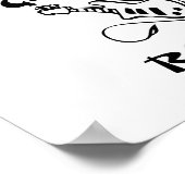 私のおじいちゃんロックギター ポスター (角)