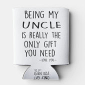 私のおじさんになることは本当に必要な唯一のギフトである 缶クーラー (裏面)