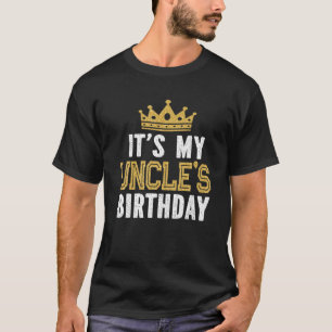 私のおじさんの誕生日パーティー家族のマッチング Tシャツ