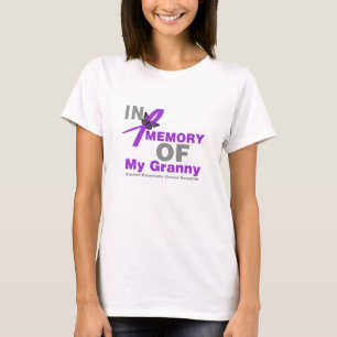 私のおばあさんの膵臓癌を記念して Tシャツ