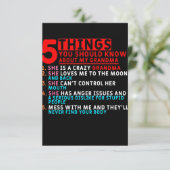 私のおばあちゃんに5つの知りたいこと サンキューカード (スタンド正面)